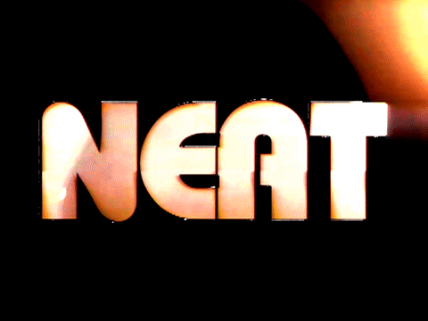 Neat Art Dancing Lights On A Shadow GIF