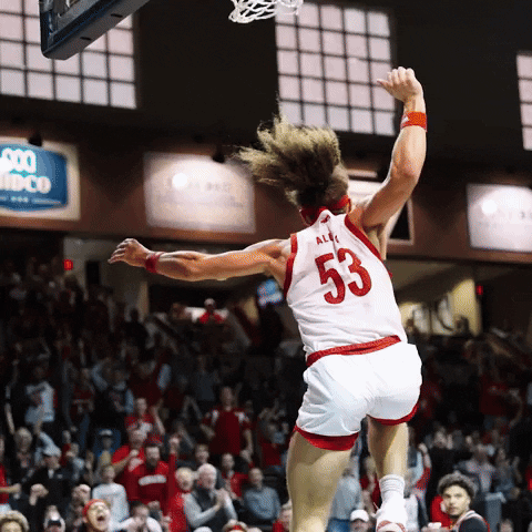 Nebraska 53 Jersey Go Big Red GIF