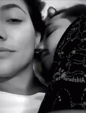 Neck Kiss Happy Smooches GIF