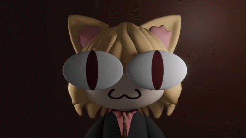 Neco Arc Face Up Close GIF
