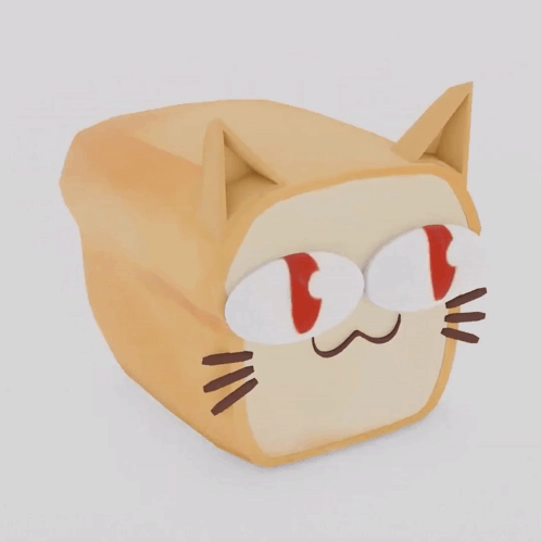 Neco Arc Inspired Loaf Of Bread GIF
