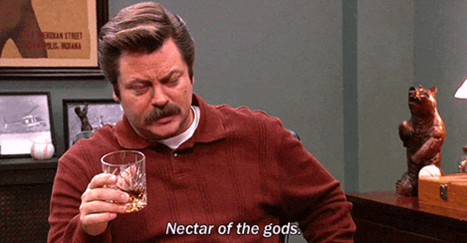 Nectar Of The Gods Ron Swanson GIF