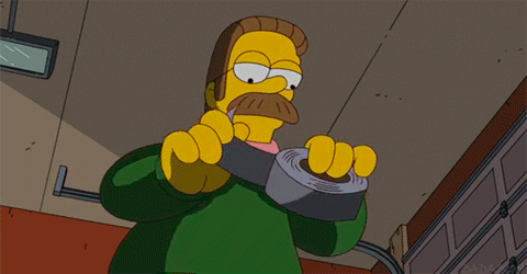 Ned Flanders Old Clothes For The Poor GIF