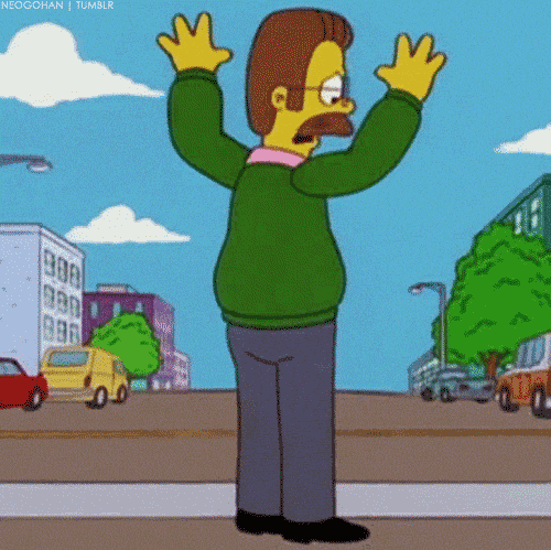 Ned Flanders Pants Down GIF