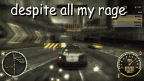 Need For Speed Heat Bumping Cars GIF