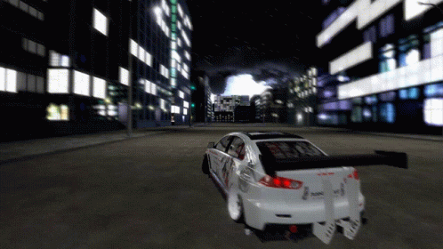 Need For Speed Heat White Car GIF