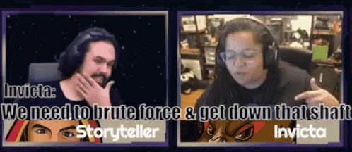 Need To Brute Force Get Down Shaft GIF