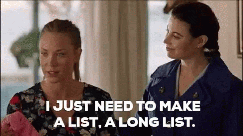 Need To Make A Long List GIF