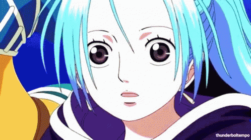 Nefertari Vivi Staring Closely GIF