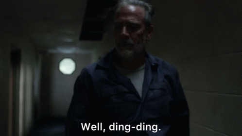 Negan Smith Menacing Ding Ding Ding GIF