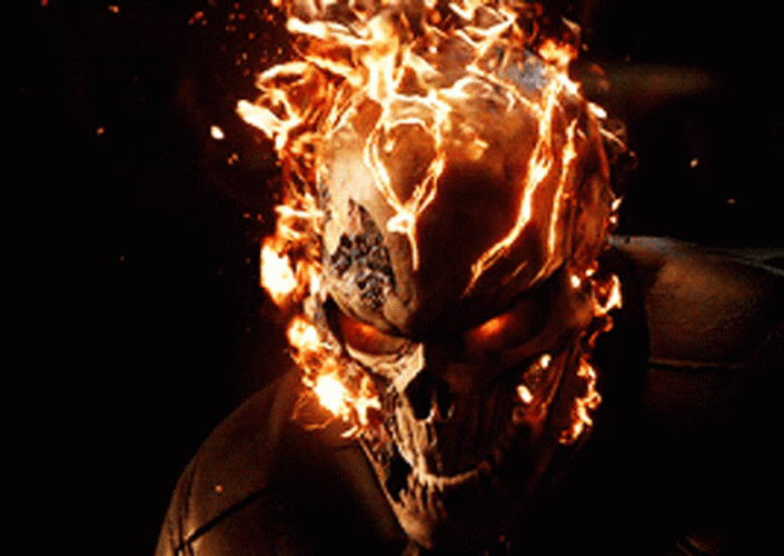 Negative Ghost Rider GIF
