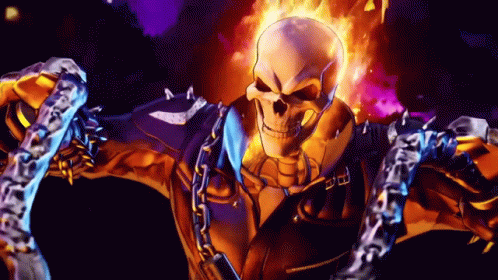 Negative Ghost Rider 498 X 280 Gif GIF