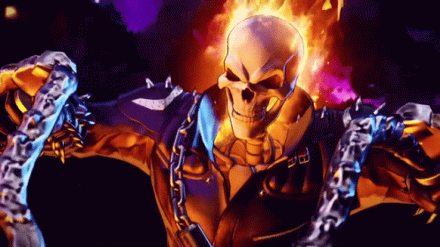 Negative Ghost Rider GIF