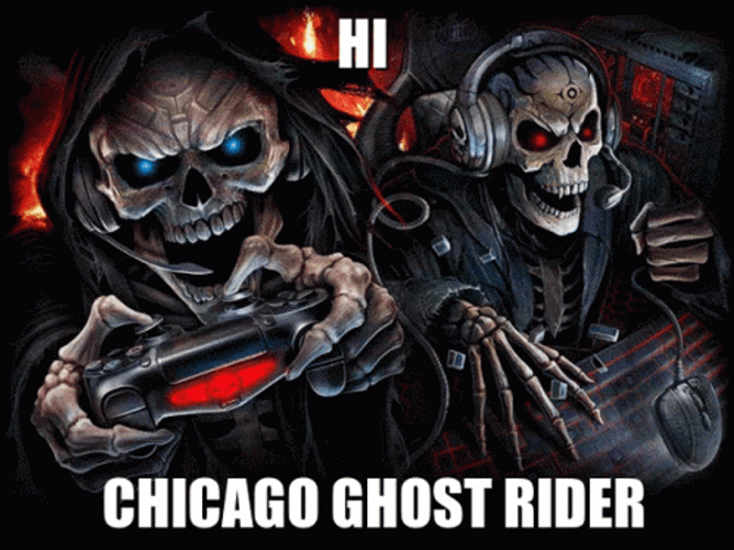 Negative Ghost Rider GIF