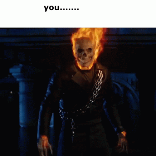 Negative Ghost Rider GIF