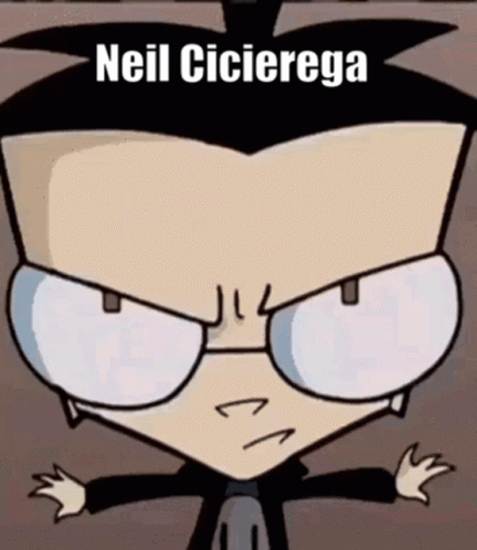 Neil Cicierega Cartoon Character With Glasses GIF