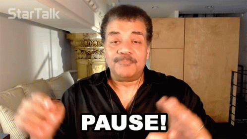 Neil De Grasse Tyson Hands Up Pause GIF