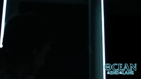 Neil Gaiman Full Force Slamming Door GIF