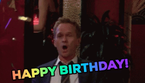 Neil Patrick Happy Birthday Office Greeting GIF