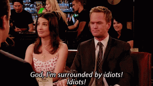Neil Patrick Harris Im Surrounded By Idiots GIF