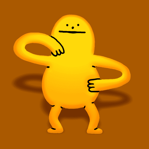 Neil Sanders Yellow Jelly Dancing Freak GIF