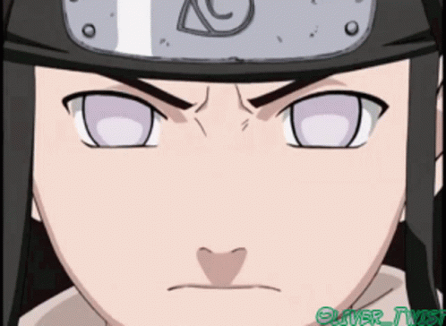 Neji Hyuga Cool Eye Look GIF