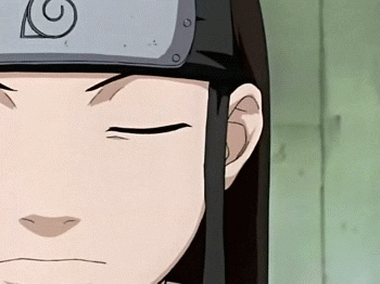 Neji Hyuga Furiously Staring GIF