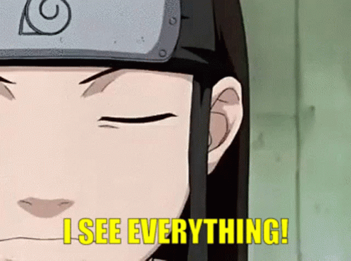 Neji Hyuga I See Everything GIF