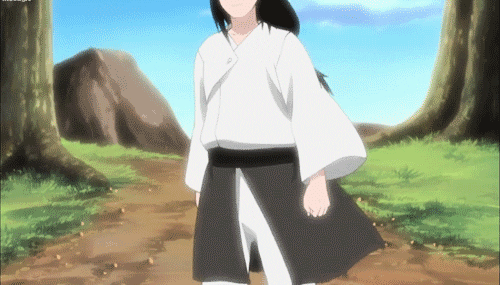 Neji Hyuga Staring Dangerously GIF