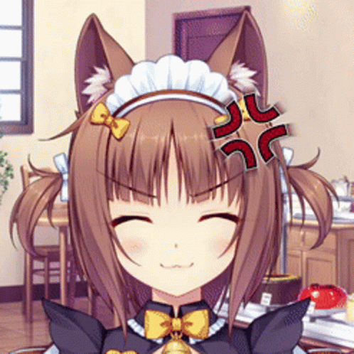 Nekopara Angry Azuki GIF
