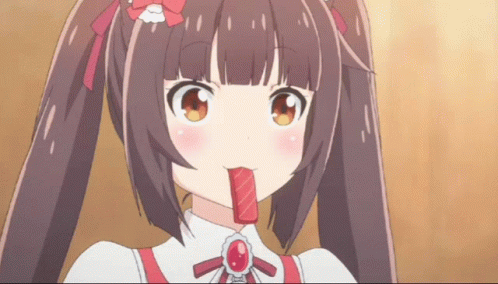 Nekopara Chocola Eating GIF