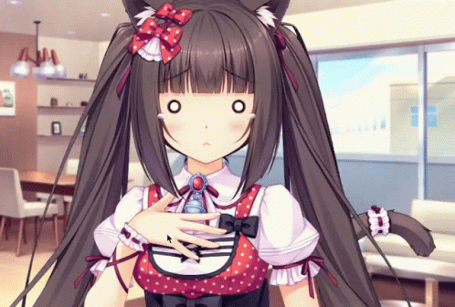 Nekopara Chocola Shocked GIF