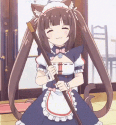 Nekopara Chocola Wide Smile GIF