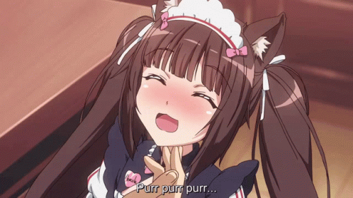 Nekopara Happy Cat Chocola GIF