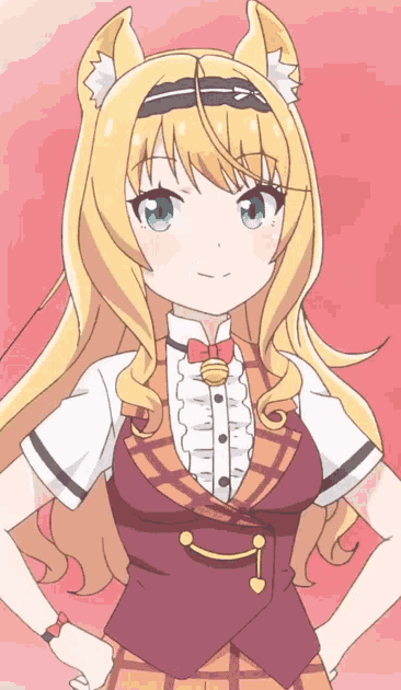 Nekopara Maple Wink GIF