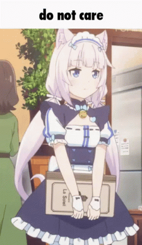 Nekopara Vanilla Don't Care GIF