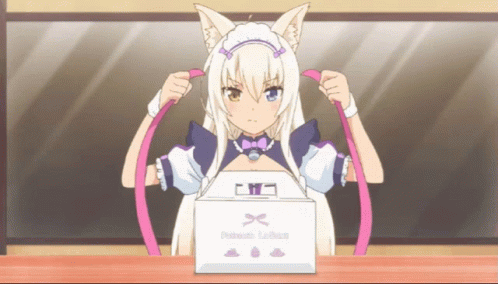 Nekopara Vanilla Tied Up GIF