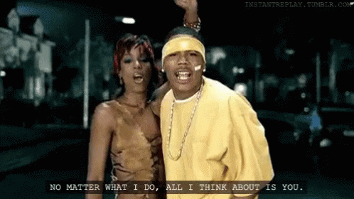 Nelly Thinks About You GIF