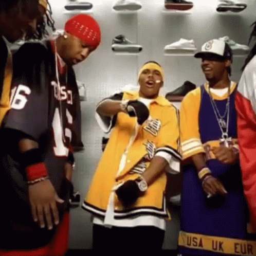 Nelly Vibing With Friends GIF