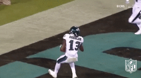 Nelson Agholor Cheers With Buddy GIF