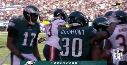 Nelson Agholor Cheers With The Team GIF