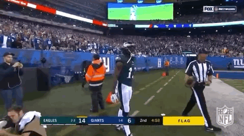 Nelson Agholor Gets Nervous GIF