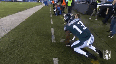 Nelson Agholor Kneeling GIF