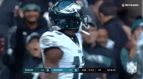 Nelson Agholor Loving The Fans GIF