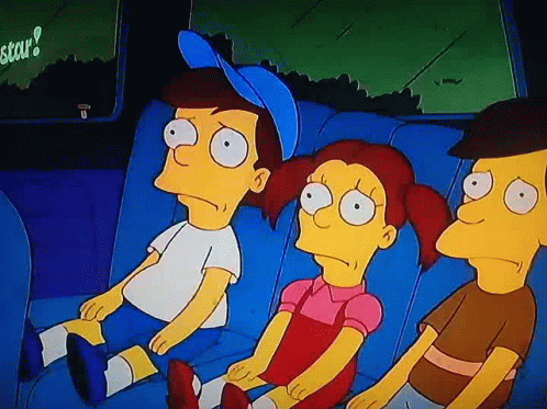 Nelson Haha Slap The Driver GIF