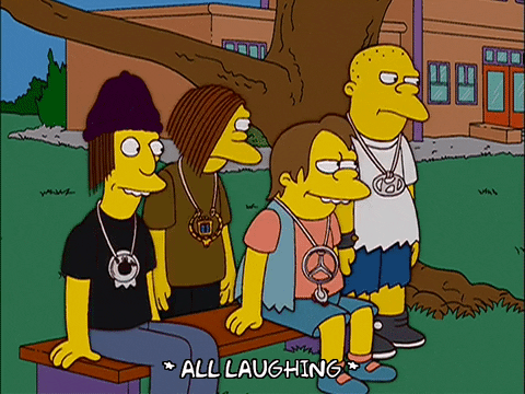 Nelson Haha Bursting Into Laughter GIF