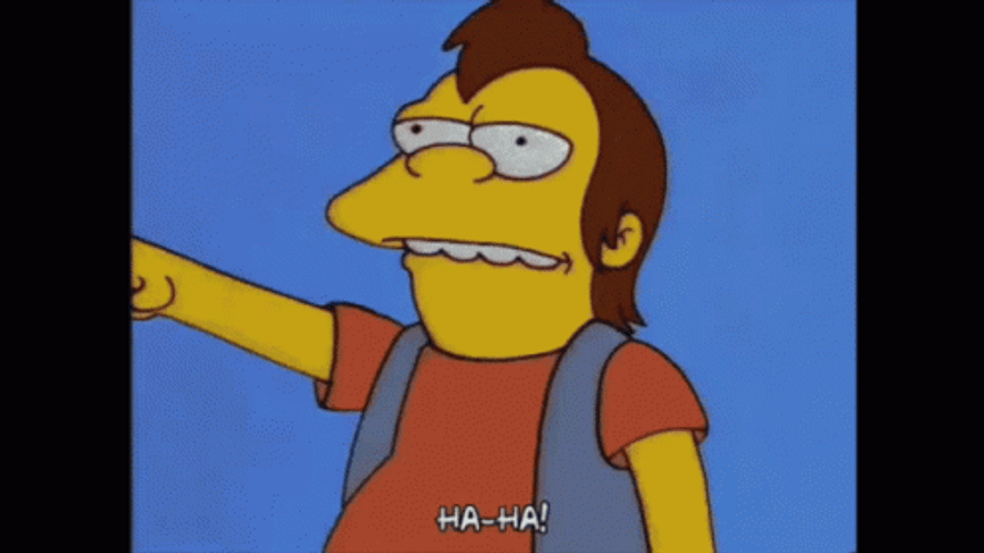 Nelson Haha GIF