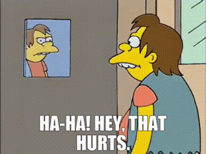Nelson Haha That Hurts GIF