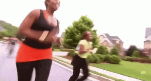 Nene Leakes Real Housewives Jogging GIF