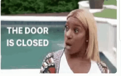 Nene Leakes Surprised Door Is Closed GIF